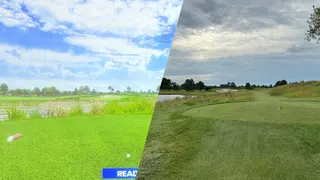  Golf VX's new simulator is next level — so I compared it side-by-side with a real course 