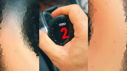 Audi enthusiast upgrades 2001 A4 gear shift with old smartwatch in 3D-printed housing — vide-coded WearOS app displays gear selection, can be used to control in-car media
