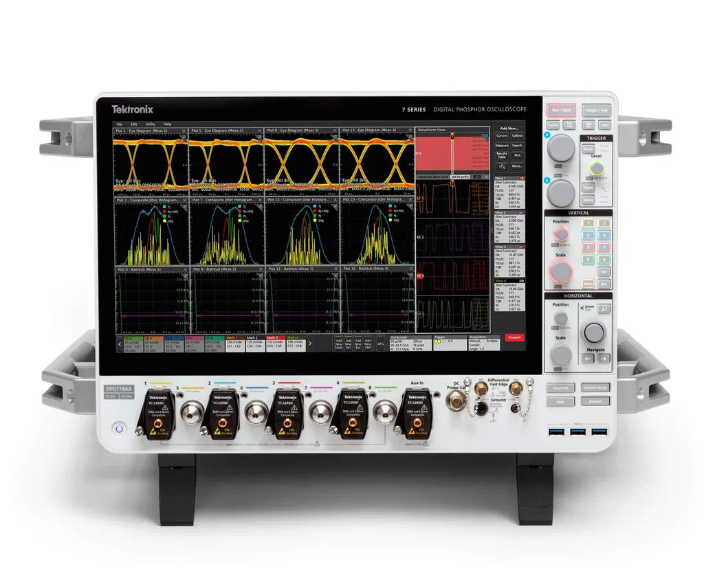 Incredible oscilloscope packs an Nvidia T1000 GPU, 12-core AMD EPYC CPU, 96GB RAM, and 1.6TB NVMe SSD — the 38Kg Tektronix DPO can run Windows 10 and features a 15.6-inch Full HD display
