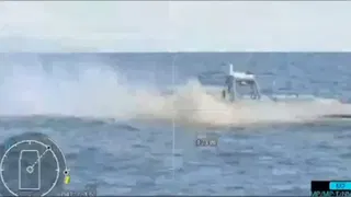  Ukraine triumphs in 'first-ever' drone-vs-drone boat battle — video shows Russian MBeK destroyed by Sargan 3000's 12.7mm automatic turret 