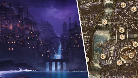 Critical Role finally releases a full-scale map of Campaign 4's main city, and I'm deeply jealous to not have their personal cartographer at my table