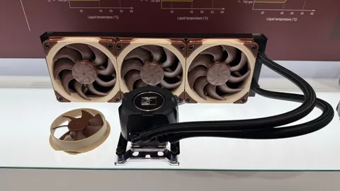 Noctua's first-ever AIO features a silenced Asetek Emma V2 pump and NF-A12/14 fans — 240mm NL-LC1 starts at around $250, could cost $325 for 420mm cooler