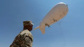  US Army backs giant surveillance balloons with $447m contract despite growing threat from drones 