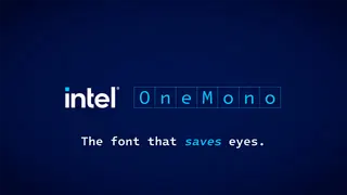  Intel revives One Mono font after brief retirement — typeface built to fight coder eyestrain gets reprieve from open-source purge 