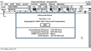  x64 port of Microsoft Word for Windows 1.1a arrives — you can now run this seminal 1990 word processor natively in Windows 11 