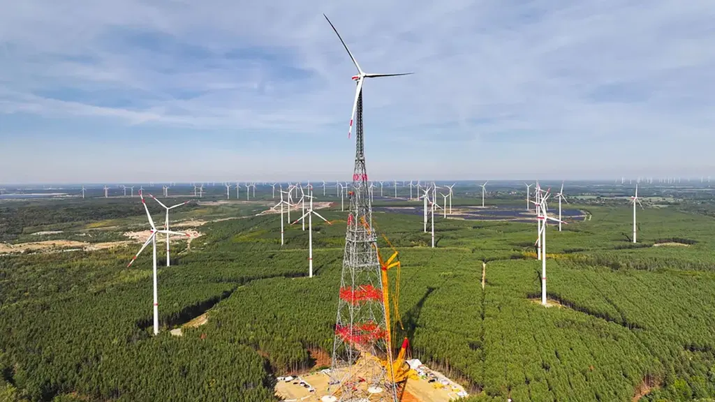 The world's tallest wind turbine just got built in Germany