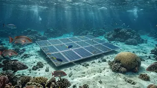  Scientists test underwater solar panels that work 10 meters beneath the waves —breakthrough perovskite tech could support self-powered marine drones 