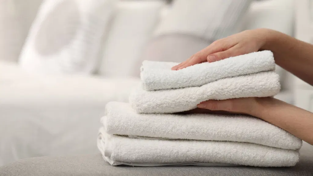 I revived my stiff, scratchy bath towels to their original softness using simple pantry staples