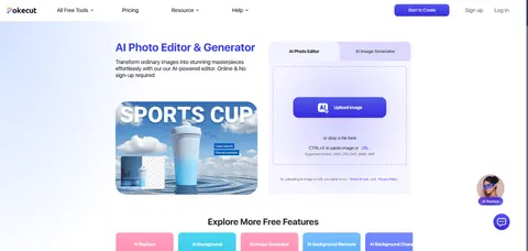 Pokecut: Free AI Photo Editor and Generator