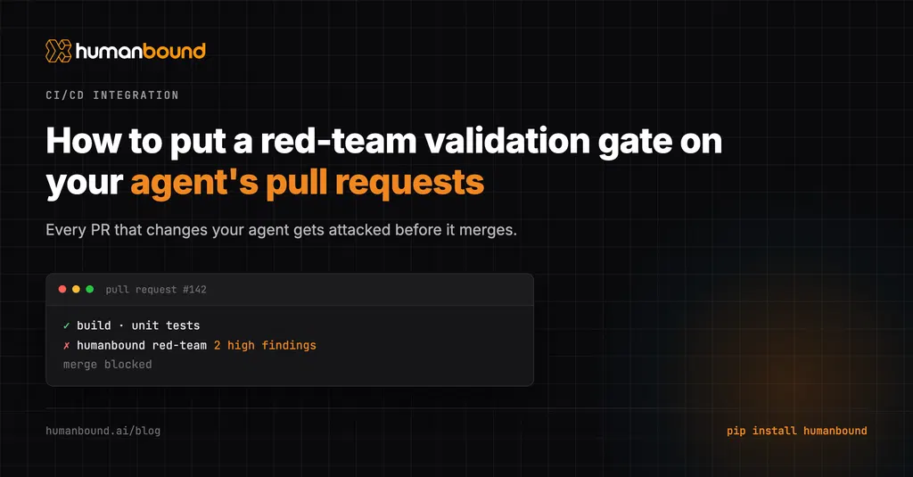 How to Red-Team Your AI Agent's Pull Requests in GitHub Actions