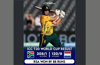 Brits scores maiden T20 international century as Proteas beat Netherlands at World Cup
