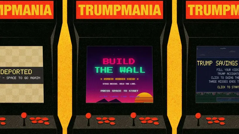 In the White House's Retro Arcade Games, the Trump Administration Always Loses