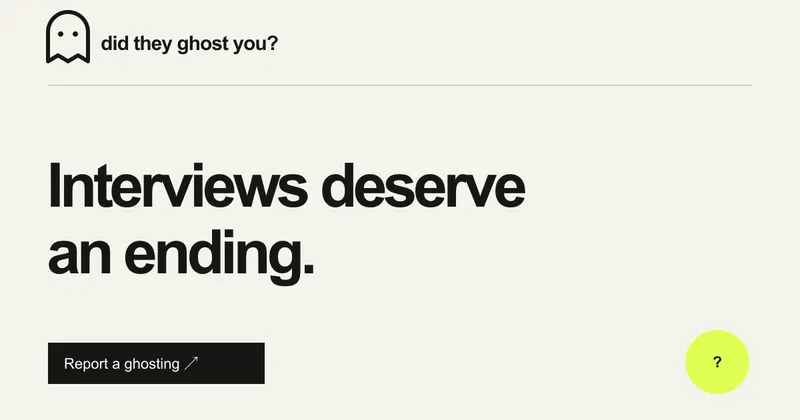 Did they ghost you?