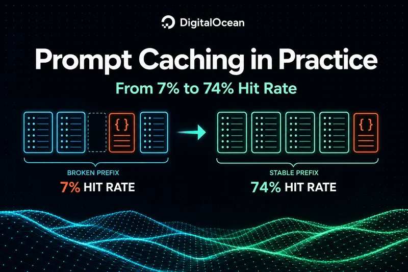 Prompt Caching in Practice: From 7% to 74% Hit Rate(Inference in Production Series)