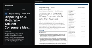 AI Myth – College Educate, Benefit from AI – Morgan Stanley