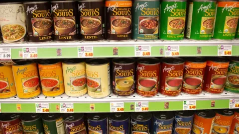 Amy’s Soup Recalled in 27 States Over Spoilage Risk