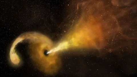 Astronomers Spotted a Wandering Black Hole at the Edge of Its Galaxy. Then It Found a Snack