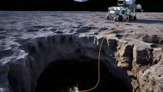 NASA Backs Wild Plan for a Laser-Powered Drone to Explore Giant Caves Below the Moon’s Surface