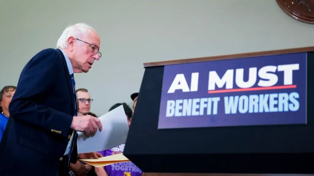 Bernie Sanders to Join Forces With Steve Bannon and Anthropic Researcher at ‘Pro-Human’ Conference