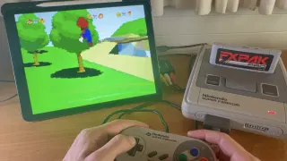 Watch a YouTuber Do What Nintendo Couldn’t: Get ‘Super Mario 64’ Running on an SNES