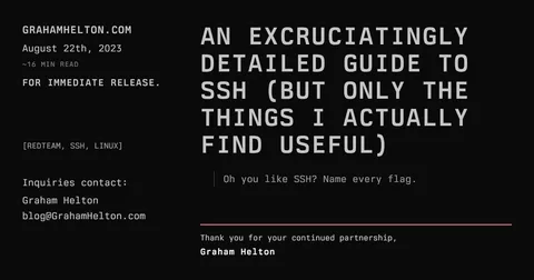 An Excruciatingly Detailed Guide to SSH