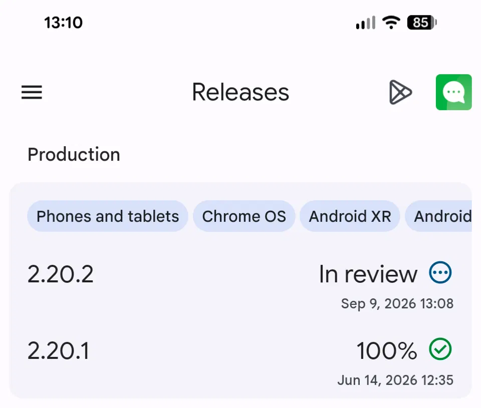 The Google Play app review process now regularly takes longer than a week