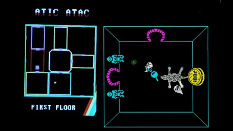 An Atic Atac Minimap For The ZX Spectrum