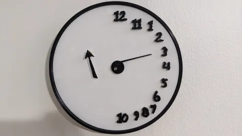 A Clock Inspired by Failed Cognitive Tests