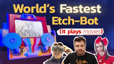 Drawing Videos On An Etch-a-Sketch