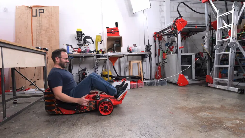 3D Printed Go Kart Designed to Fit in a Suitcase