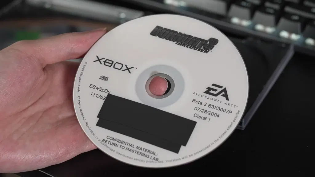 Investigating a Rare Burnout 3 Beta Disc