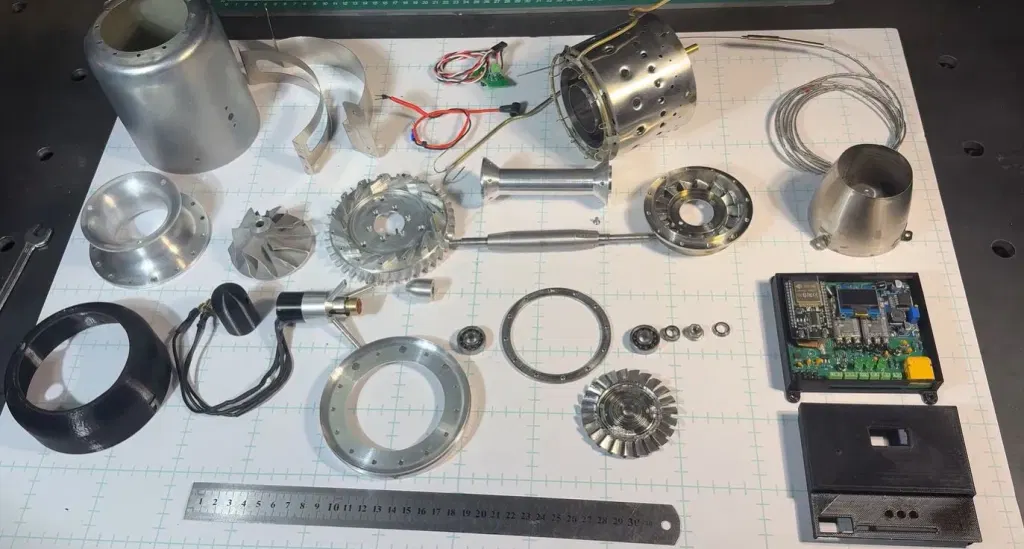 Assembling and Testing a DIY Jet Turbine