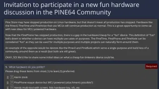 What Should Pine64 Build With Microcontrollers?