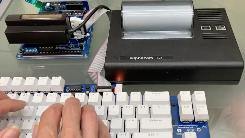 A Computer Terminal the Old Way