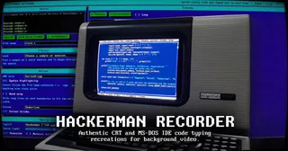 Show HN: Watch random code typed out on an MS-DOS IDE