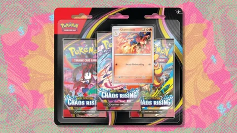 The Pokémon TCG 3-Pack Chaos Rising Blister has been cut at Amazon — save over $5