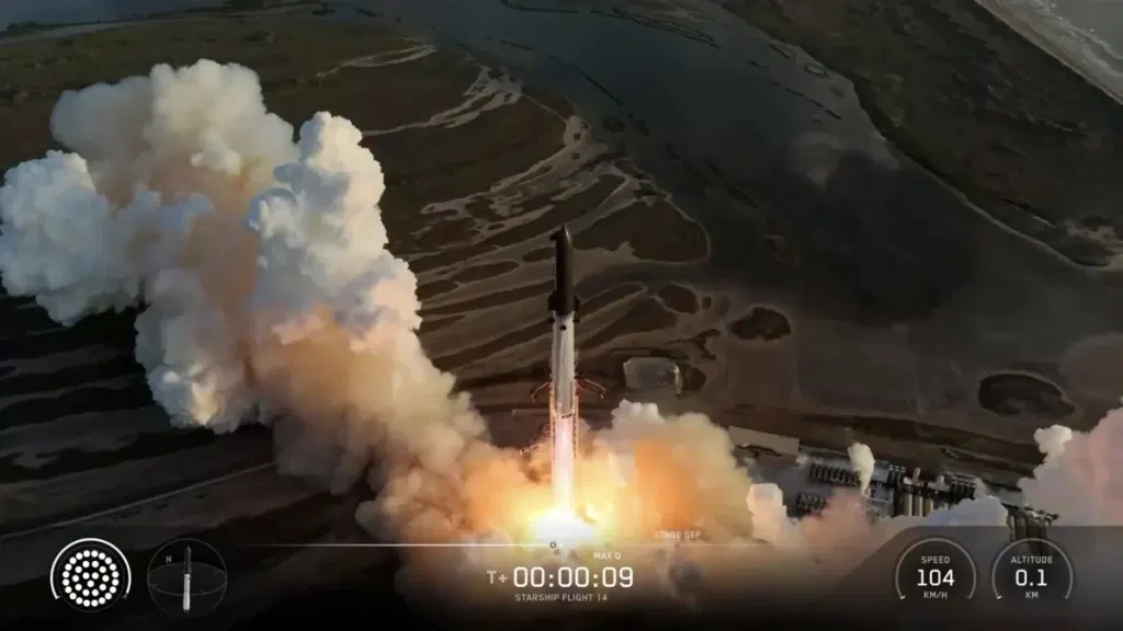 Starship reaches orbit for the first time ever but returns home early