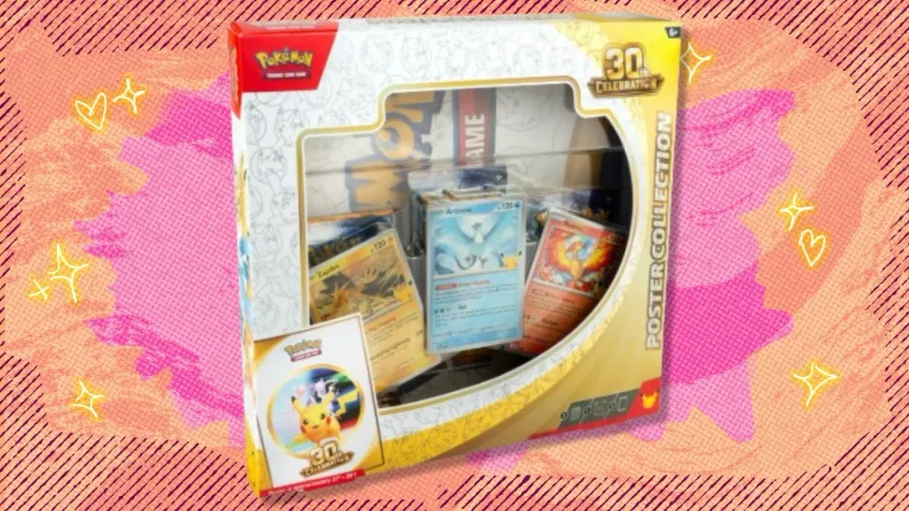 The Pokémon TCG 30th Celebration Poster Collection is close to market price at Walmart — save over $40