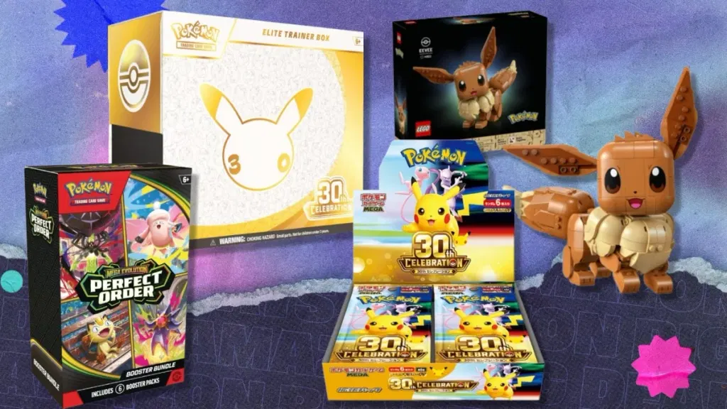 The best early Prime Day deals on Pokémon, including 30th Celebration trading cards for below market price