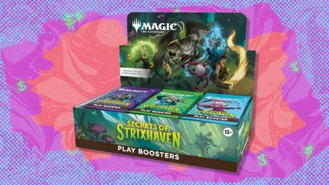 The Magic: The Gathering Secrets of Strixhaven Play Booster Box is close to market price on Amazon — score the all-time low price
