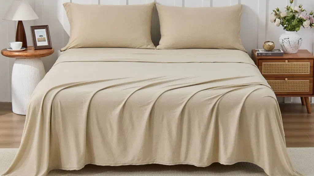 This Kathy Ireland sheet set feels like your favorite T-shirt, and it’s $40