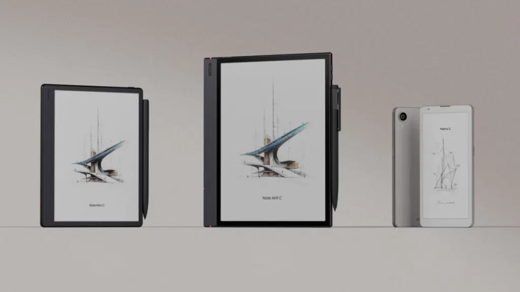 Boox just dropped three new devices: Meet the Palma 3, Note Air6 C, and Note Mini C