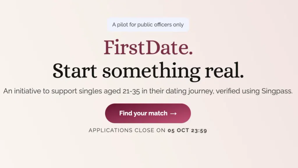 Singapore pilots a government-built dating service