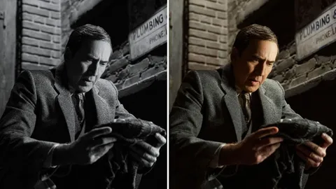 I watched Spider-Noir in black and white and color, and theres a clear winner