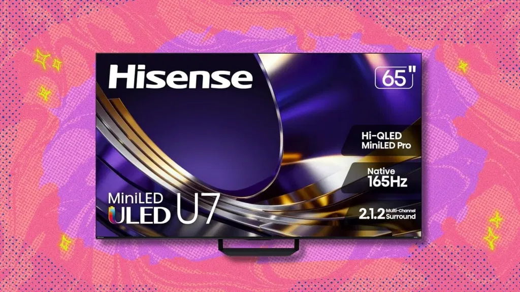 Normally $1,499.99, the Hisense 65-inch U7 Mini-LED ULED 4K TV is $652 off right now at Amazon