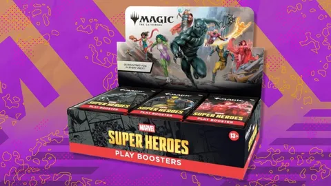 The Magic: The Gathering Marvel Super Heroes Play Booster Box is over $50 off on Prime Day