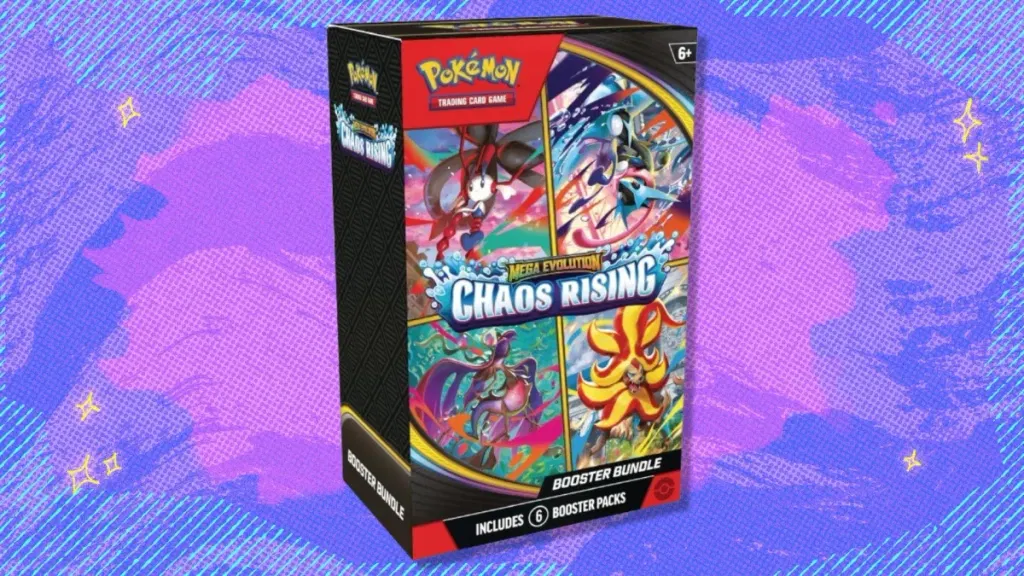 The Pokémon TCG Chaos Rising Booster Bundle gets a major price cut — save nearly $20 while stocks last