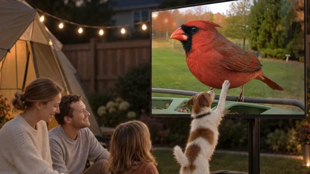 Your backyard is now a live TV show: The Birdfy app just landed on Roku
