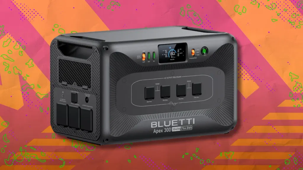 Stay juiced up with $200 off the Bluetti Apex 300 portable power station