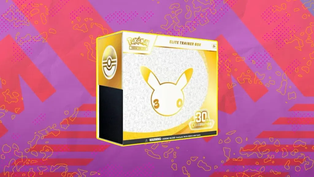 The Pokémon 30th Celebration Elite Trainer Box is still under market price — buy for $89.99 on Amazon